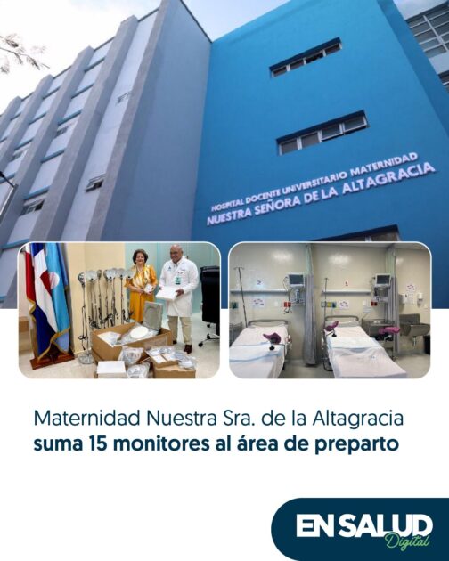 @SNSRDO Maternidad Nuestra Señora de la Altagracia (@humnsard), puso en funcionamiento 15 monitores más de signos vitales IM80 en el área de preparto para garantizar un monitoreo constantemente a la madre y su bebé en la labor de parto