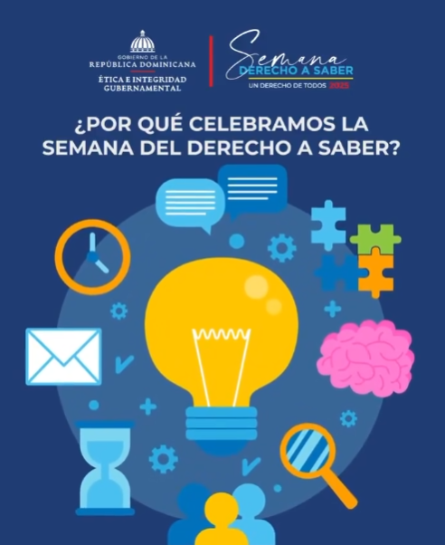 @SNSRDO Hoy iniciamos la celebración de la Semana del Derecho a Saber