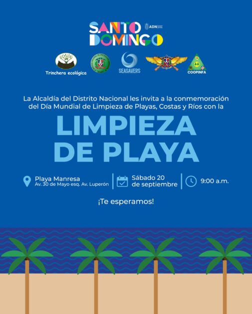 @AlcaldiaDN En conmemoración del Día Mundial de Limpieza de Playas, Costas y Ríos, invitamos a toda la ciudadanía a unirse a la gran jornada de limpieza en la Playa Manresa