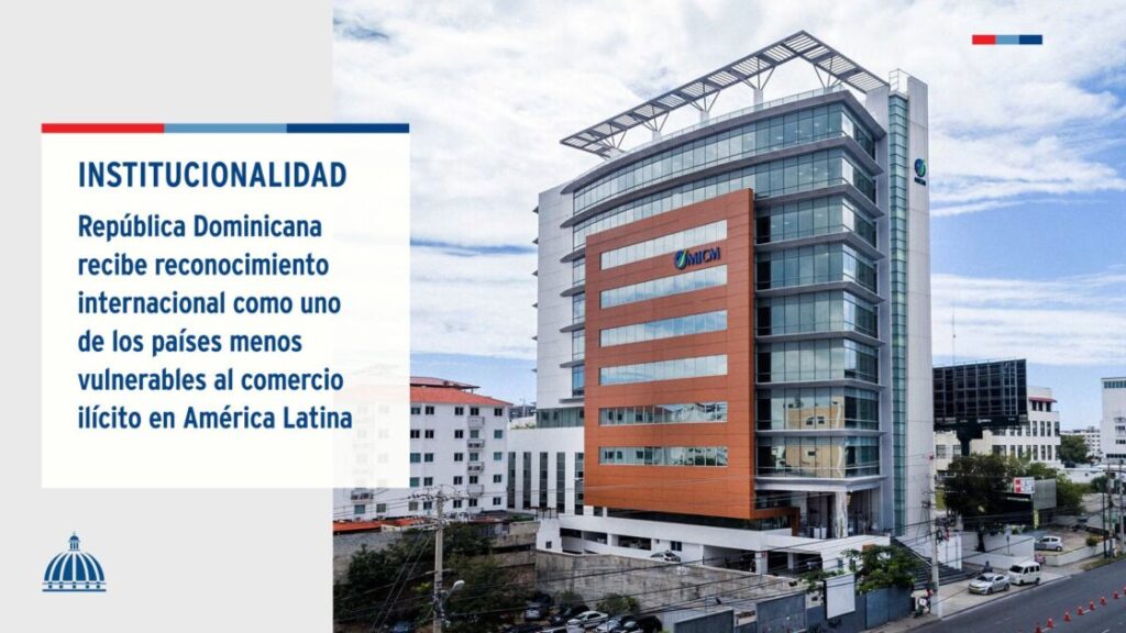 @ComunicacionDO El @MIC_RD destacó el reconocimiento otorgado por la Transnational Alliance to Combat Illicit Trade a la República Dominicana, posicionando al país entre los menos vulnerables al comercio ilícito en América Latina y el Caribe
