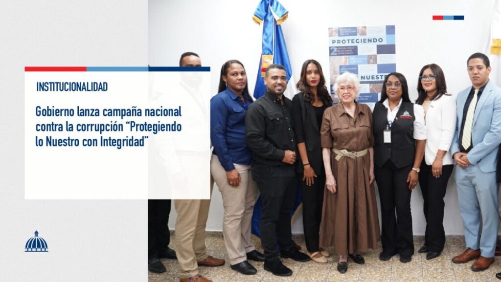 La @DigeigRD a través de su titular, la doctora @OrtizBosch, presentó la campaña nacional contra la corrupción “Protegiendo lo Nuestro con Integridad”