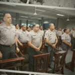 @PoliciaRD Este domingo se celebró la Santa Misa la acostumbrada dominical en la capilla del Palacio de la Policía Nacional