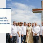 @ComunicacionDO Con motivo de la festividad de la Virgen de las Mercedes, la vicepresidenta @RaquelPenaVice asistió a la misa solemne en el Santo Cerro, La Vega, junto con numerosos creyentes