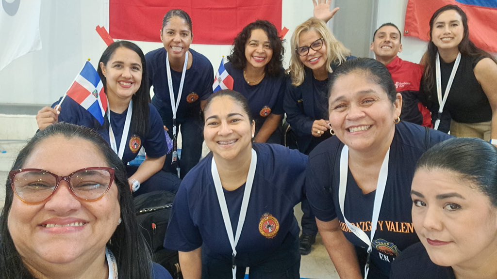 @RaquelPenaVice Felicito a nuestras bomberas por conquistar la medalla de oro en la competencia internacional de destrezas bomberiles del Congreso Internacional de Mujeres Bomberas 2025, celebrado en Panamá