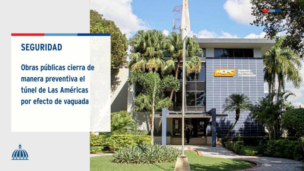 @ComunicacionDO @RDMOPC cierra de manera preventiva el túnel de las américas por efecto de la vaguada