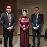 @MirexRD En representación del canciller, @RobalsdqAlvarez, el viceministro @hugofriverasos tuvo un encuentro con S.E. Battsetseg Batmunkh, ministra de Relaciones Exteriores de Mongolia