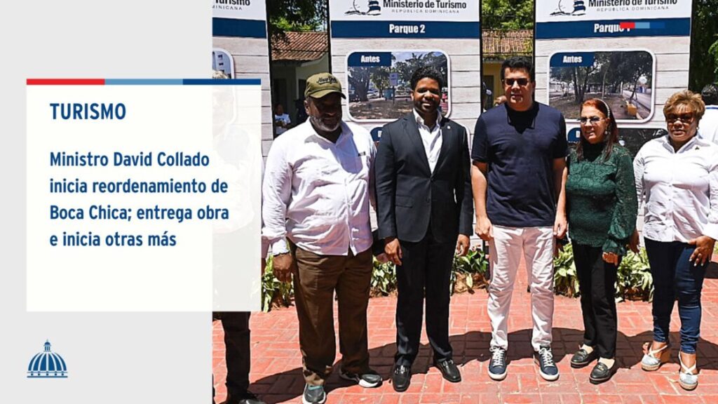 @DavidColladoM inicia reordenamiento de Boca Chica, entrega obra e inicia otras más