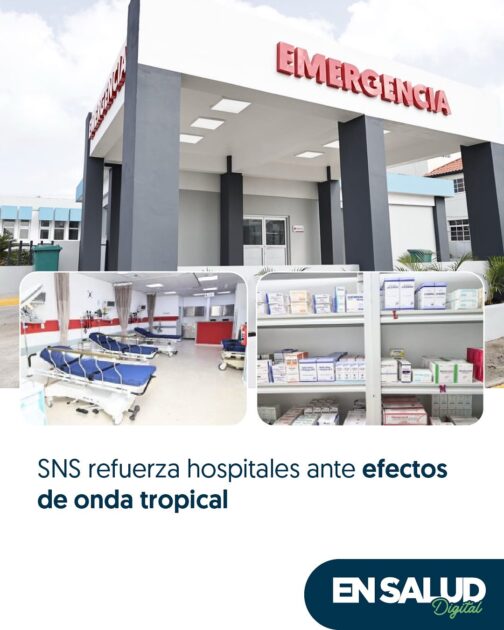 @SNSRDO refuerza hospitales ante efectos de onda tropical