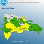@COE_RD mantiene 10 provincias y al Distrito Nacional en alerta amarilla y 14 en verde