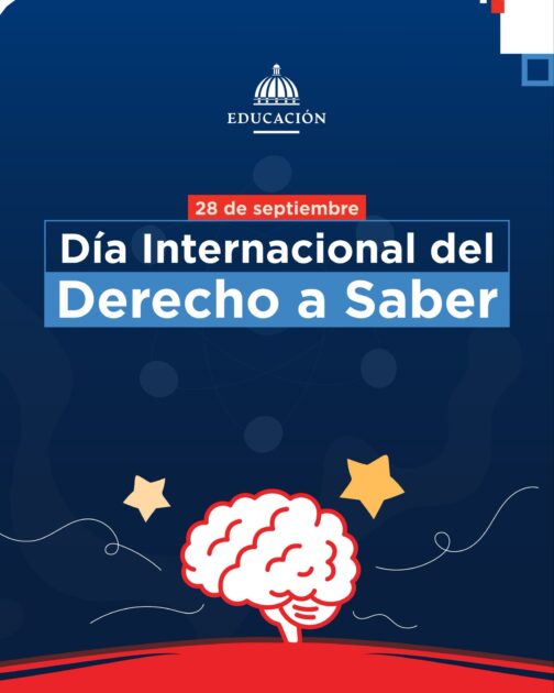 @EducacionRDO Hoy conmemoramos el Día Internacional del Derecho a Saber