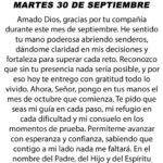@LaOracionDeHoy Martes 30 de septiembre de 2025
