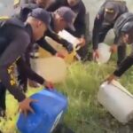 @PoliciaRD Policía desmantela dos fábricas clandestinas de ron adulterado (Clerén) en Cabral, Barahona