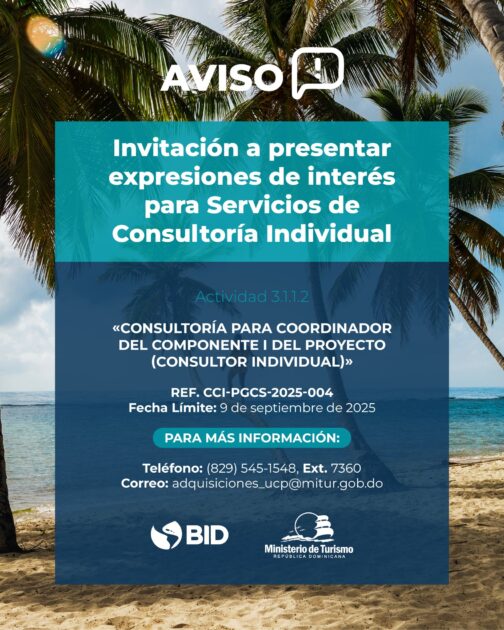 @TurismoRD Si eres un profesional que te apasiona la implementación de proyectos basados en la naturaleza, te invitamos a presentar expresiones de interés