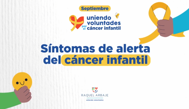 @RaquelArbaje En el Mes de Concientización del Cáncer Infantil recordamos la importancia de conocer los síntomas a tiempo