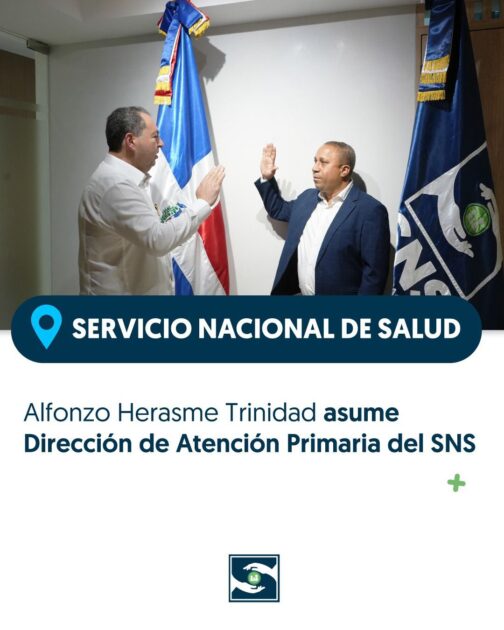 @SNSRDO @DrMarioLama juramentó este lunes al doctor Alfonzo Herasme Trinidad como nuevo director de Atención Primaria del SNS