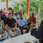 @WArnaud en Villa Altagracia conversamos con comunitarios sobre la ampliación del acueducto, ya en su etapa final de prueba