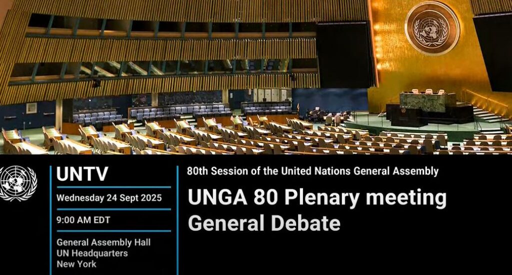 🚨 ONU EN VIVO @UN: Líderes mundiales se reúnen en la ONU para la 80ª Asamblea General –  Miercoles 24 de Septiembre 2025 @ONU_es