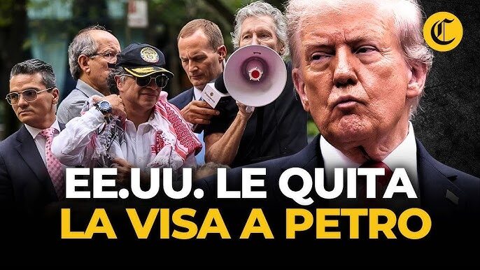 EE.UU. revoca la visa a Gustavo Petro presidente de Colombia