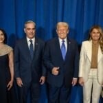 @LuisAbinader: “Junto a mi esposa compartimos con el Presidente @realDonaldTrump y su esposa Melania”