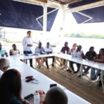 @WArnaudBisono en San Pedro de Macorís Compartimos con la prensa local los detalles de la pronta inauguración de la Calle 20, una obra que transforma vidas y devuelve tranquilidad a cientos de familias