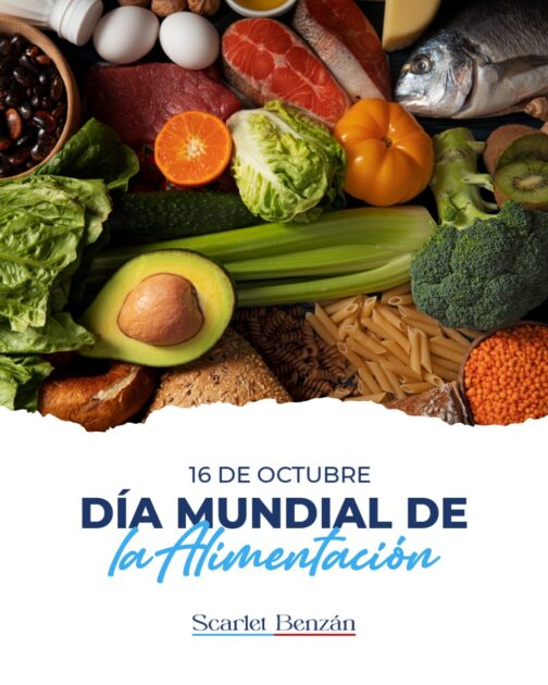 @ScarletBenzan Hoy celebramos el día Mundial de la Alimentación