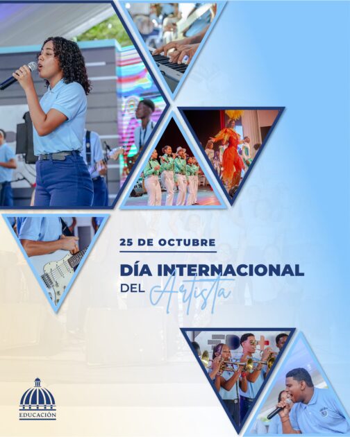 @EducacionRDO Hoy celebramos a quienes con su voz nos regalan emociones, historias y magia. Los artistas tienen el poder de unirnos, de sanar y de transformar con su arte y talento