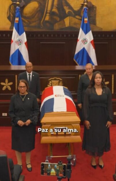 @DiputadosRD Desde el Congreso Nacional, legisladores de distintas bancadas rindieron homenaje póstumo a Vicente Sánchez Baret, exsenador de la provincia Sánchez Ramírez