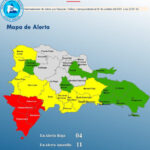 @COE_RD El COE mantiene 04 provincias en alerta roja, 10 y al Distrito Nacional en amarillo y 09 en verde, debido a que el huracán Melissa categoría 5 en la escala de Saffir-Simpson y se ubica en la latitud 17.9 Norte, longitud 77.9 Oeste, a unos 60 km al sureste de Negril (Jamaica)
