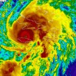 @Indomet_RDO La amplia estructura nubosa asociada al huracán Melissa, que mantiene la categoría 4 y, aunque se encuentra distante del territorio dominicano, continúa generando la incursión de bandas nubosas exteriores sobre gran parte del país