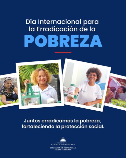 @SuperateRDO El 17 de octubre fue proclamado por las Naciones Unidas para crear conciencia sobre la necesidad de eliminar la pobreza en todas sus formas. En la República Dominicana, la reducción de la pobreza ha dado grandes avances, según datos de la @CEPAL_ONU