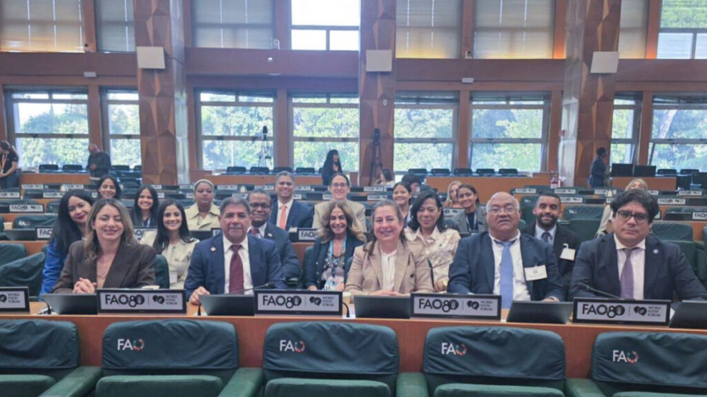 Directora de Desarrollo Social Supérate destaca el impacto de la agricultura familiar de la República Dominicana, en la FAO, Roma