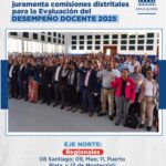 @EducacionRDO la Comisión Nacional Rectora de Evaluación del Desempeño Docente 2025 juramentó de manera simultánea las comisiones distritales en las 18 regionales del país