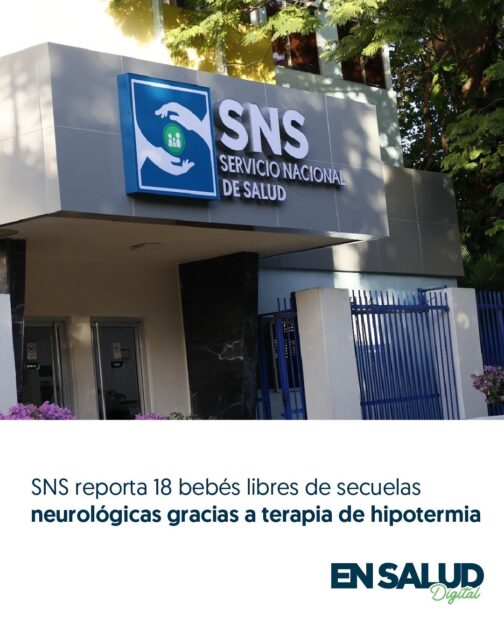 @SNSRDO informó que 18 recién nacidos con encefalopatía hipóxico-isquémica (EHI) moderada a severa están hoy libres de parálisis cerebral, gracias a la aplicación del Programa de Terapia de Hipotermia