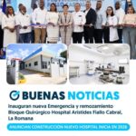 @SNSRDO @RaquelPenaVice encabezó este viernes la inauguración de la nueva Emergencia y el remozamiento del Bloque Quirúrgico del Hospital Provincial Doctor Arístides Fiallo Cabral