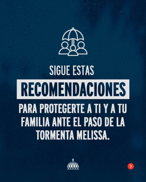 @EacarletBenzan Ante el paso de la tormenta Melissa, es importante mantenerse atentos y actuar con precaución. Sigue estas recomendaciones oficiales para proteger tu vida y la de tu familia