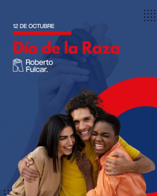 @RobertoFulcar Hoy conmemoramos el Día de la Raza, una fecha que no puede celebrarse sin memoria ni conciencia