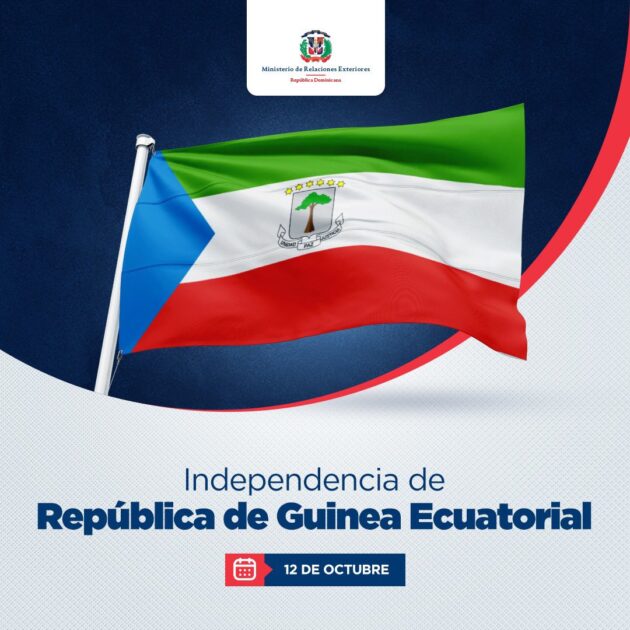 @MirexRD saluda y felicita al pueblo y Gobierno de Guinea Ecuatorial 🇬🇶en ocasión del aniversario de su Independencia
