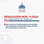 @MtrabajoRD Atención Resolución 11-2025 del ministerio de trabajo