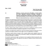 Circular @MapRD Reducción de jornada laboral por condiciones Meteorológicas