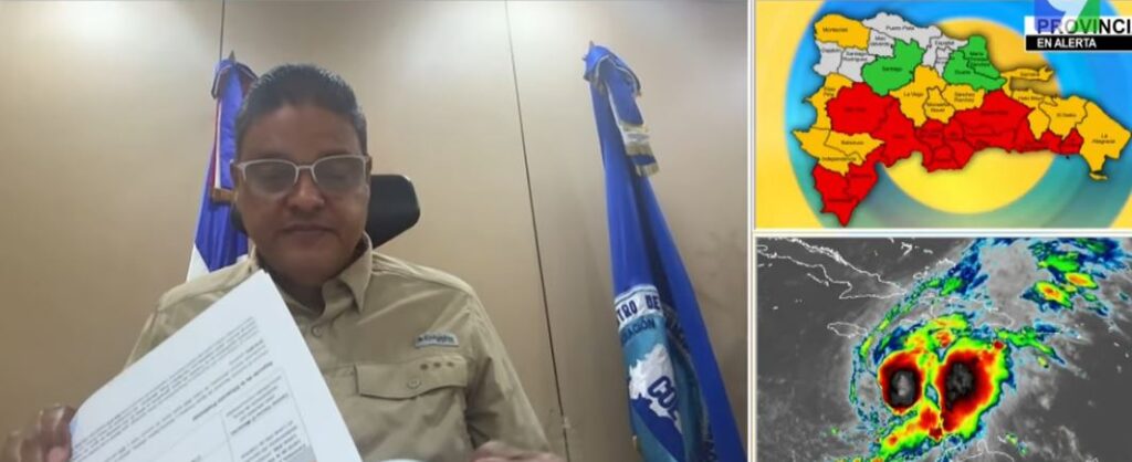 Gral. Méndez @COE_RD : “El nivel de alerta que tenemos NO es para salir a bañarse” ENTREVISTA