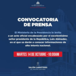 CONVOCATORIA DE PRENSA @JosePaliza @MinpreRD