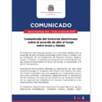 @MIREXRD comunicado del Gobierno dominicano sobre el acuerdo de alto al fuego entre Israel y Hamás