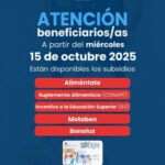 @SuperateRDO Informa que ya están disponibles los subsidios correspondientes al mes de octubre