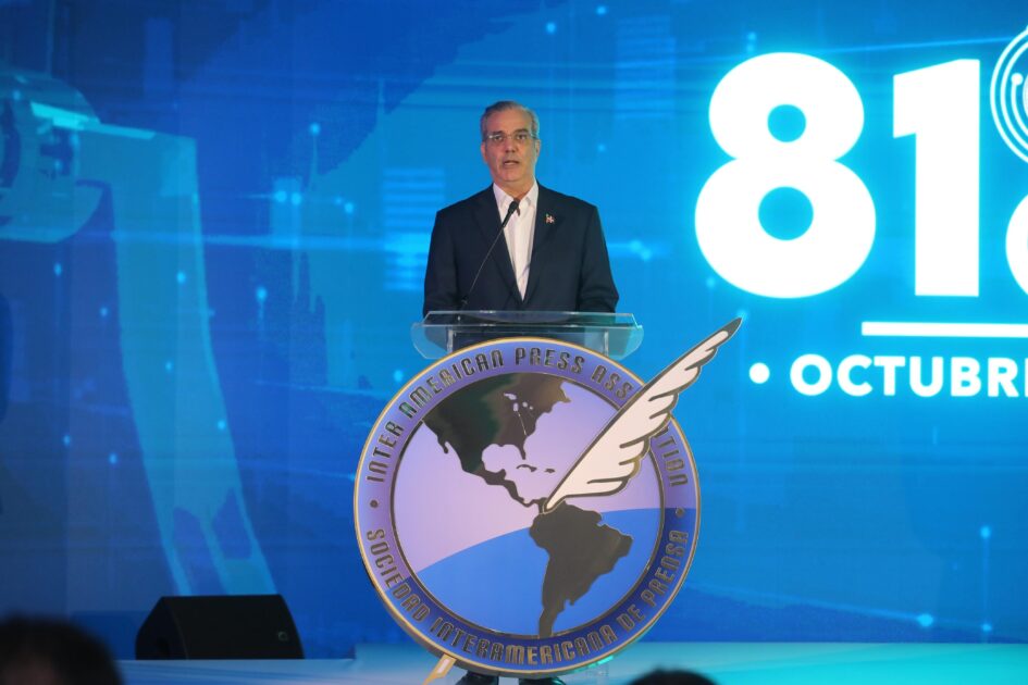 @LuisAbinader: “La libertad de prensa es fundamental para la democracia” en 81.ª Asamblea General de la Sociedad Interamericana de Prensa (SIP) @sip_oficial