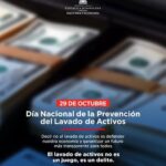 29 octubre Día Nacional de la Prevención  Lavado de Activos| “En @MinHaciendard reafirmamos nuestro compromiso con la transparencia, ética  e integridad en nuestras acciones.”