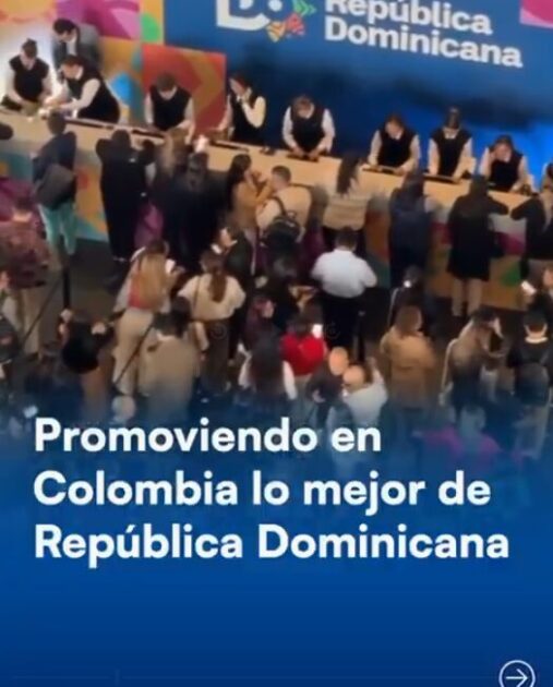 @DavidColladoM Desde Bogotá, República Dominicana presenta Meet in Paradise Centroamérica, el encuentro turístico más grande que realizamos en la región