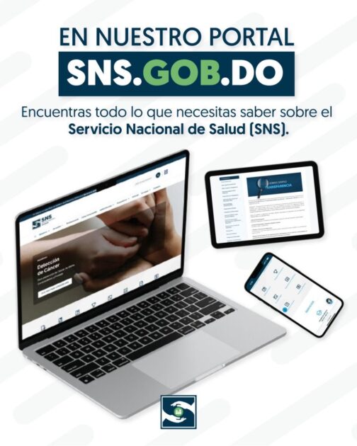 @SNSRDO Accede a http://sns.gob.do, el portal oficial del Servicio Nacional de Salud. Un espacio creado para ti, donde encontrarás: Información sobre los servicios de la Red Pública Datos de transparencia y rendición de cuentas Nuestra Carta de Compromiso