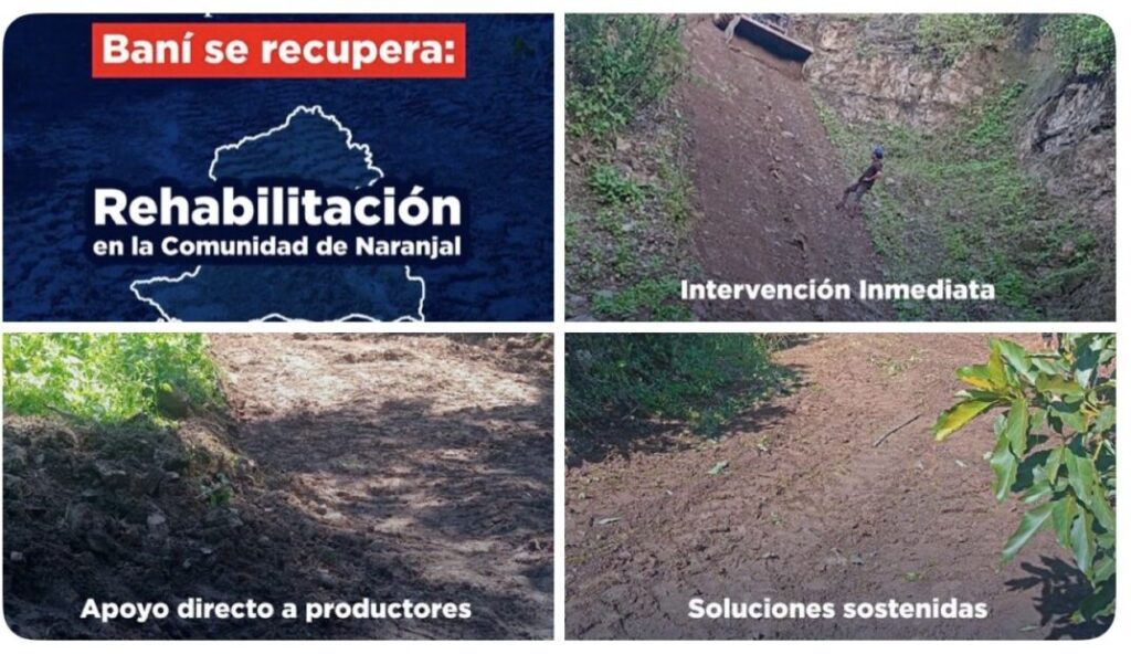 @LimberCruzl Después del paso de la tormenta Melissa, avanzamos en la rehabilitación de los caminos interparcelarios necesarios para garantizar la movilidad de los productos a los mercados del país