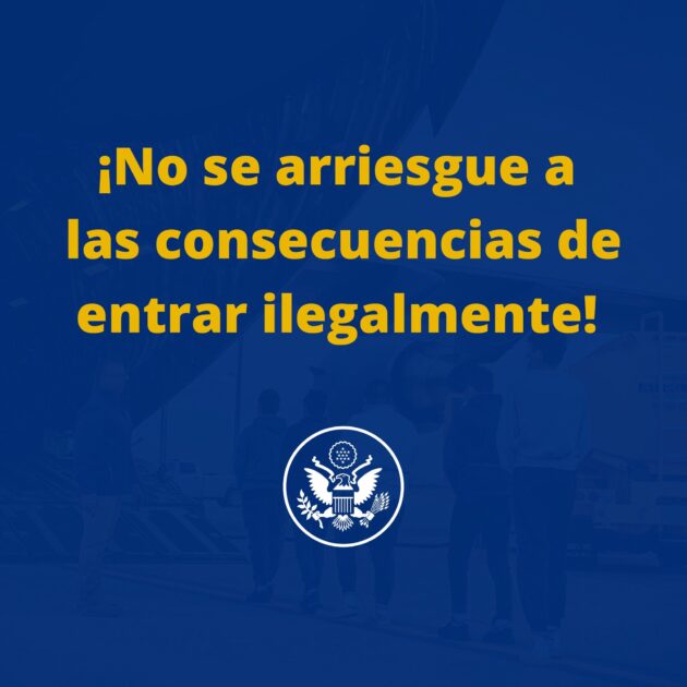@EmbajadaUSAenRD ¡𝐍𝐨 𝐬𝐞 𝐚𝐫𝐫𝐢𝐞𝐬𝐠𝐮𝐞 𝐚 𝐥𝐚𝐬 𝐜𝐨𝐧𝐬𝐞𝐜𝐮𝐞𝐧𝐜𝐢𝐚𝐬 𝐝𝐞 𝐞𝐧𝐭𝐫𝐚𝐫 𝐢𝐥𝐞𝐠𝐚𝐥𝐦𝐞𝐧𝐭𝐞! @MigracionUSAoficial