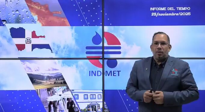 @IndometRDO Desde nuestro Centro Nacional de Pronósticos, el meteorólogo Julio Ordóñez, informa sobre las condiciones del tiempo, las temperaturas y las costas del país, este martes, 25 de noviembre de 2025